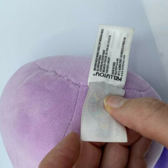 Squishmallows Purple Butterfly Squeeze & Cuddle Me Wren Plush Toy Mini Size D - Picture 6 of 6